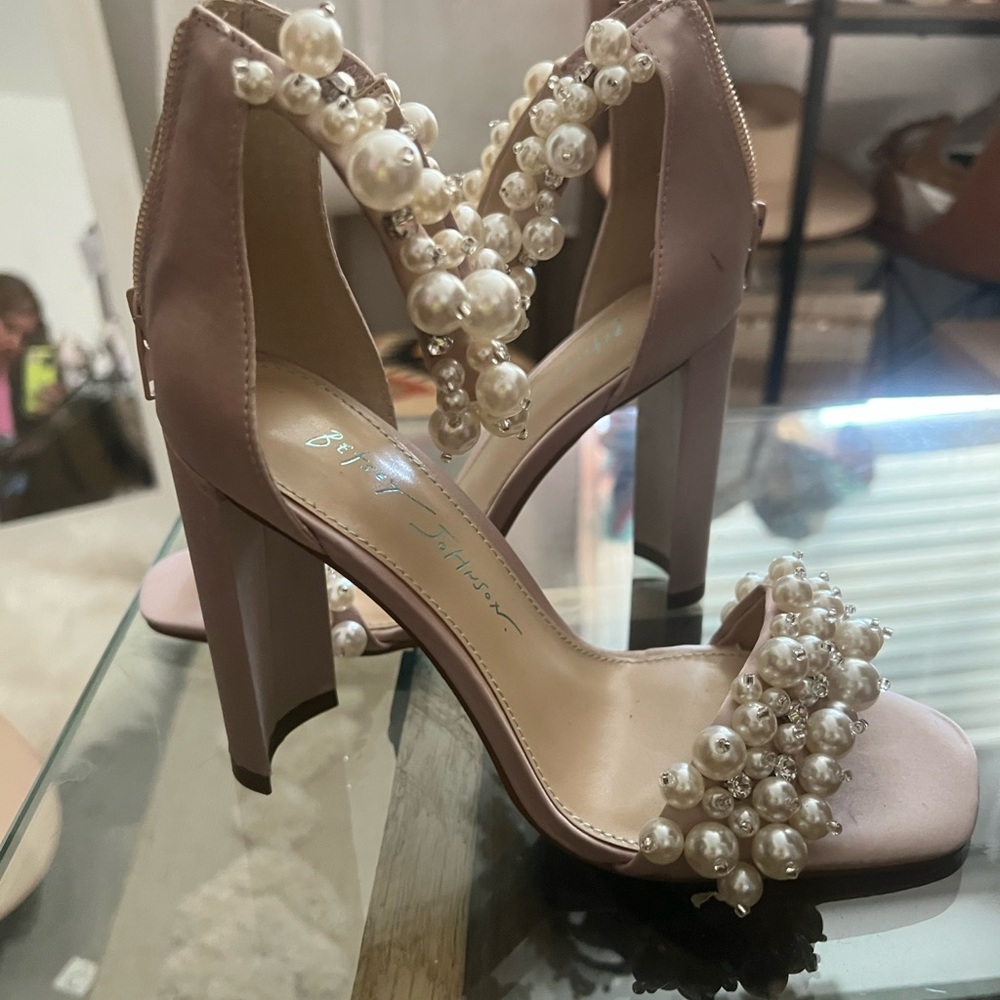 Betsey Johnson Fay Blush heels